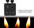 Carlington Electric Fireplace Fresh Amazon Keenso 3 Gang Rocker Switch Panel Waterproof
