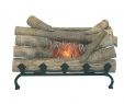 Carlington Electric Fireplace New 20 In Electric Crackling Log Set