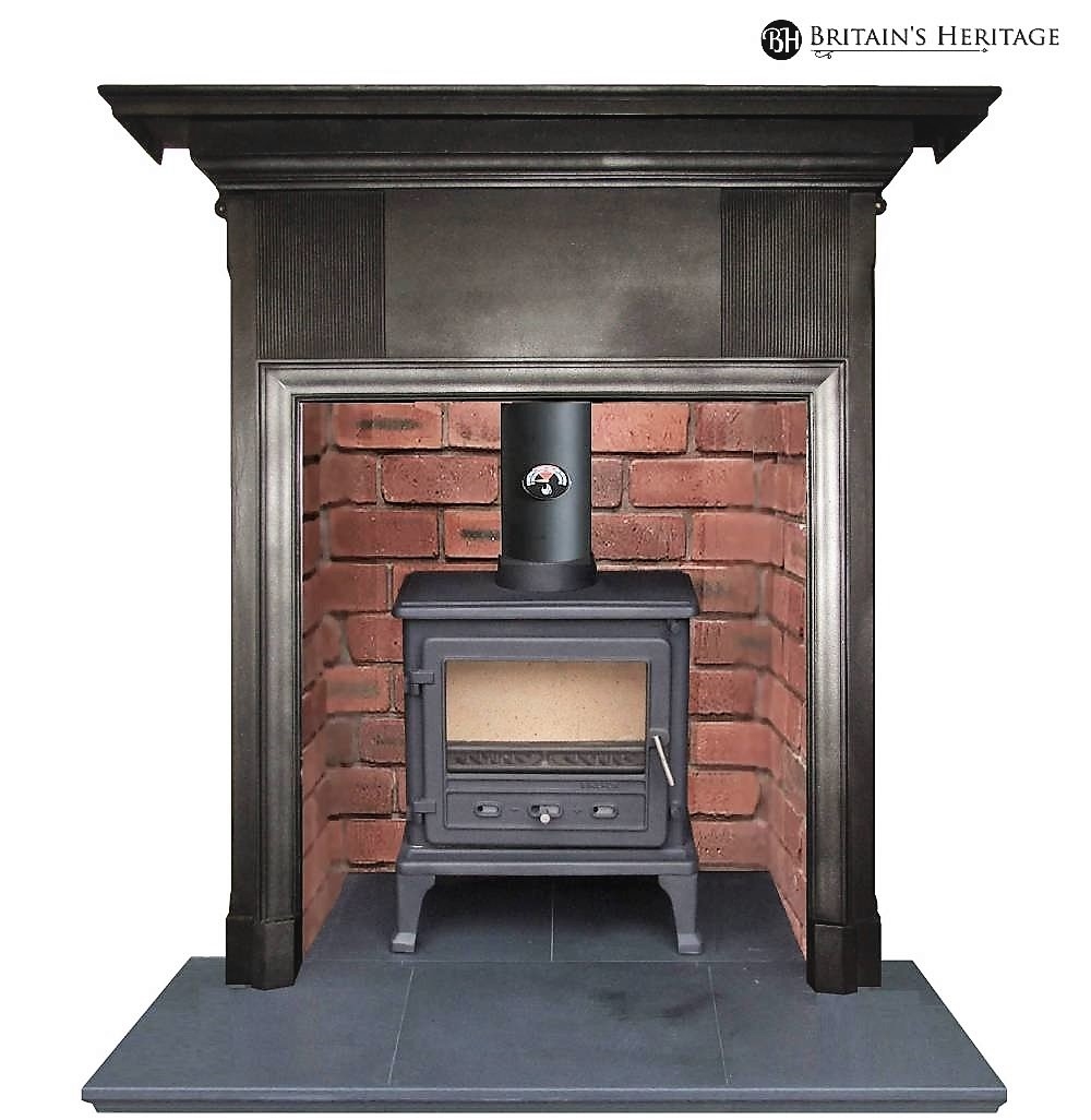 Edwardian cast iron antique fireplace surround 2fec0dee14fe6ffa1011f ec048