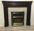 Cast Iron Fireplace Surround Fresh Reduced Gas Fireplace with Marble Hearth Surround and Wood Mantle In Cumbernauld Glasgow
