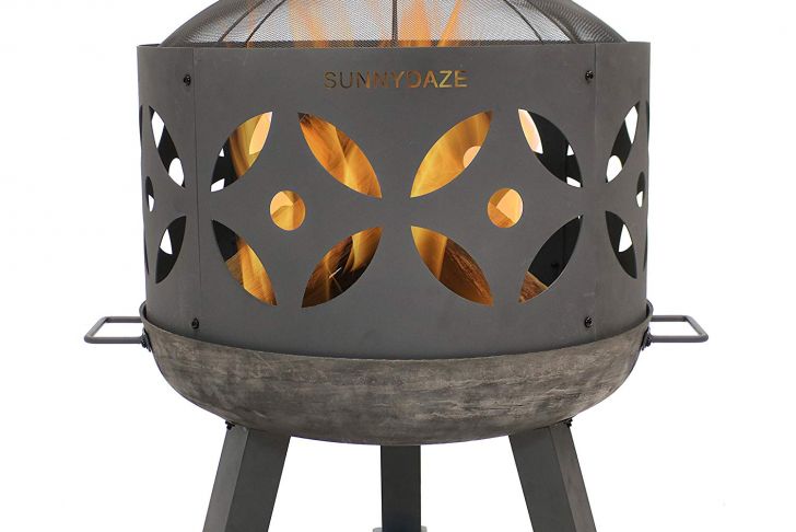 Cast Iron Outdoor Fireplace Beautiful Amazon Sunnydaze Retro Fire Pit Bowl Outdoor Cast