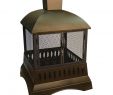 Cast Iron Outdoor Fireplace Beautiful Landmann Grandezza 33 5 In Wood Burning Outdoor Fireplace In Clovis Metallic Brown