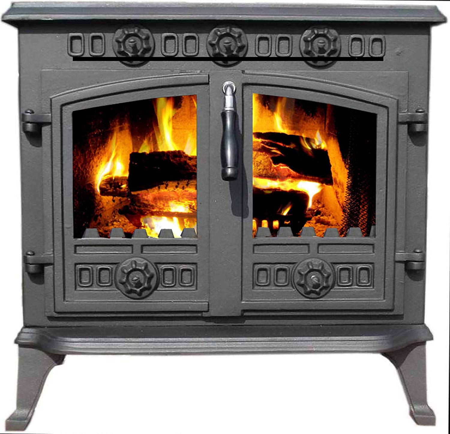 Cast Iron Wood Burning Fireplace Elegant Vortigern 12kw Cast Iron Woodburning Multifuel Stove V006