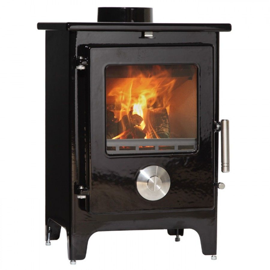 Cast Iron Wood Burning Fireplace Fresh 4 8kw Mendip 5 Se Black Gloss Woodburning Stove