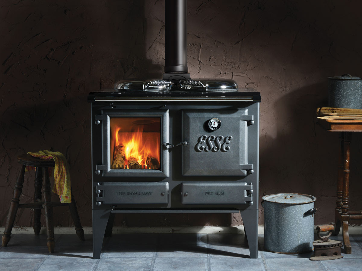 Cast Iron Wood Burning Fireplace Luxury the Ironheart Multifuel Cooker Warms the Room too