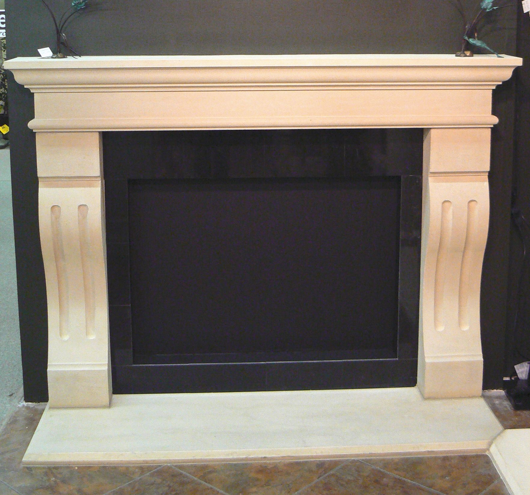 Cast Stone Fireplace Surround Unique Cast Stone Limestone Fireplace by Classic Stone Creations