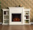 Castle Fireplace Unique Sei Newport Electric Fireplace with Bookcases Ivory