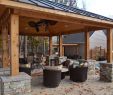 Cedar Fireplace Mantel Awesome Outdoor Fireplace Pavilion