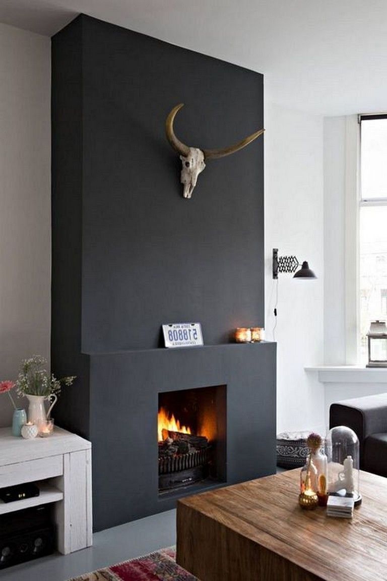 28 Marvelous Elegant and Modern Black Fireplace Design 2ecc0d3763e cafecb532d729