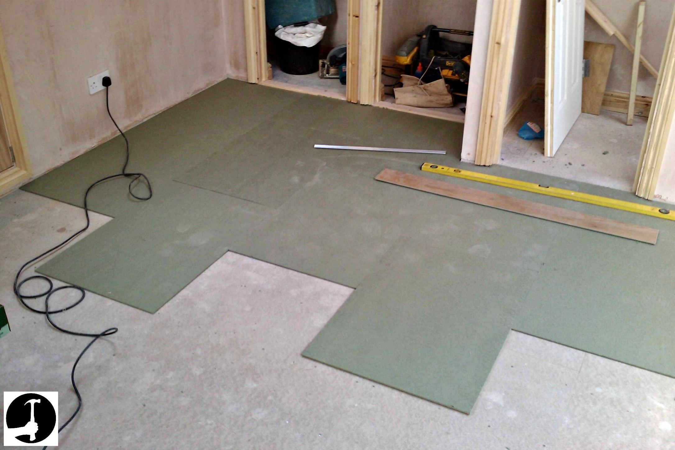 diy hardwood floor installation on concrete of how to install laminate flooring with ease glued glue less systems intended for laminate underlay