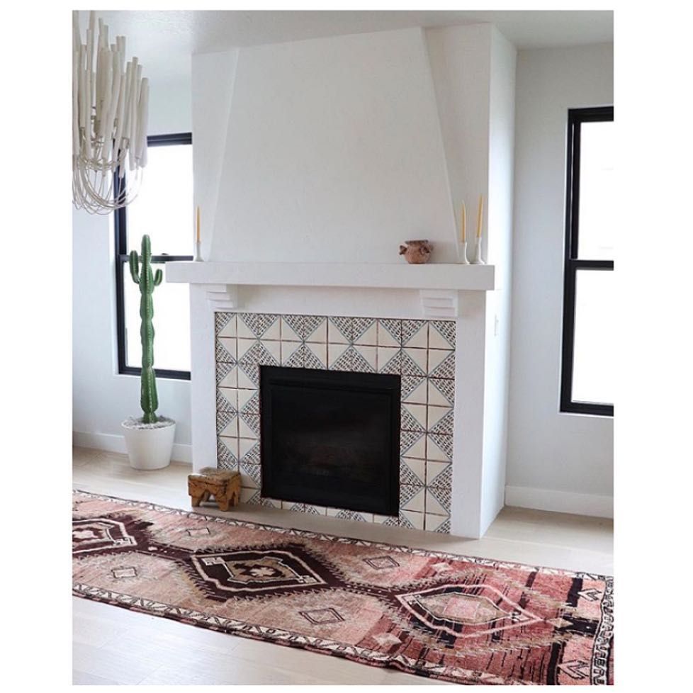 Cement Tile Fireplace Elegant Tabarka Studio Fireplace Surround In 2019