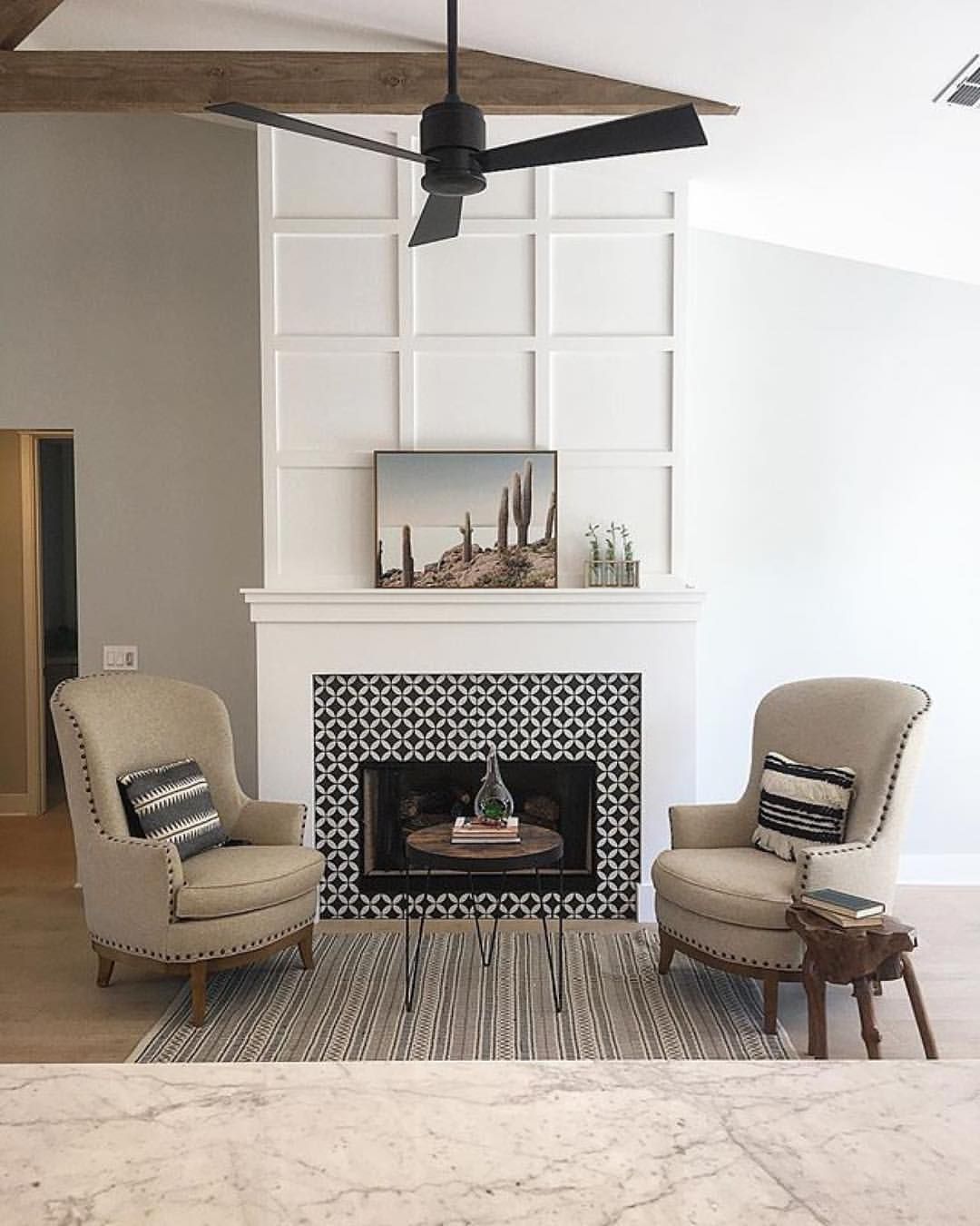 Cement Tile Fireplace Lovely Pin by Most Lovely Things Annie On Stacked Wood & Fireplaces