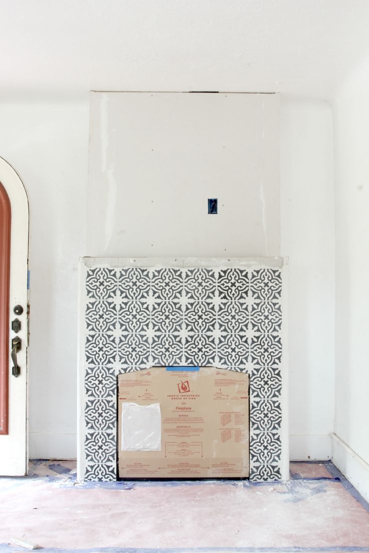 Cement Tile Fireplace Unique Deborah Calos Deborahcalos On Pinterest