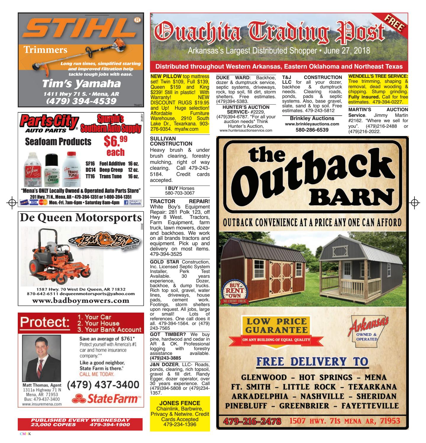Central Arkansas Fireplace Best Of Ouachita Trading Post June 27 2018 by Mena Newspapers
