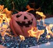 Ceramic Fireplace Balls Elegant Lakeview Fireproof Fire Pit Pumpkin Gas Log Halloween Decor