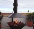 Ceramic Outdoor Fireplace New to Close