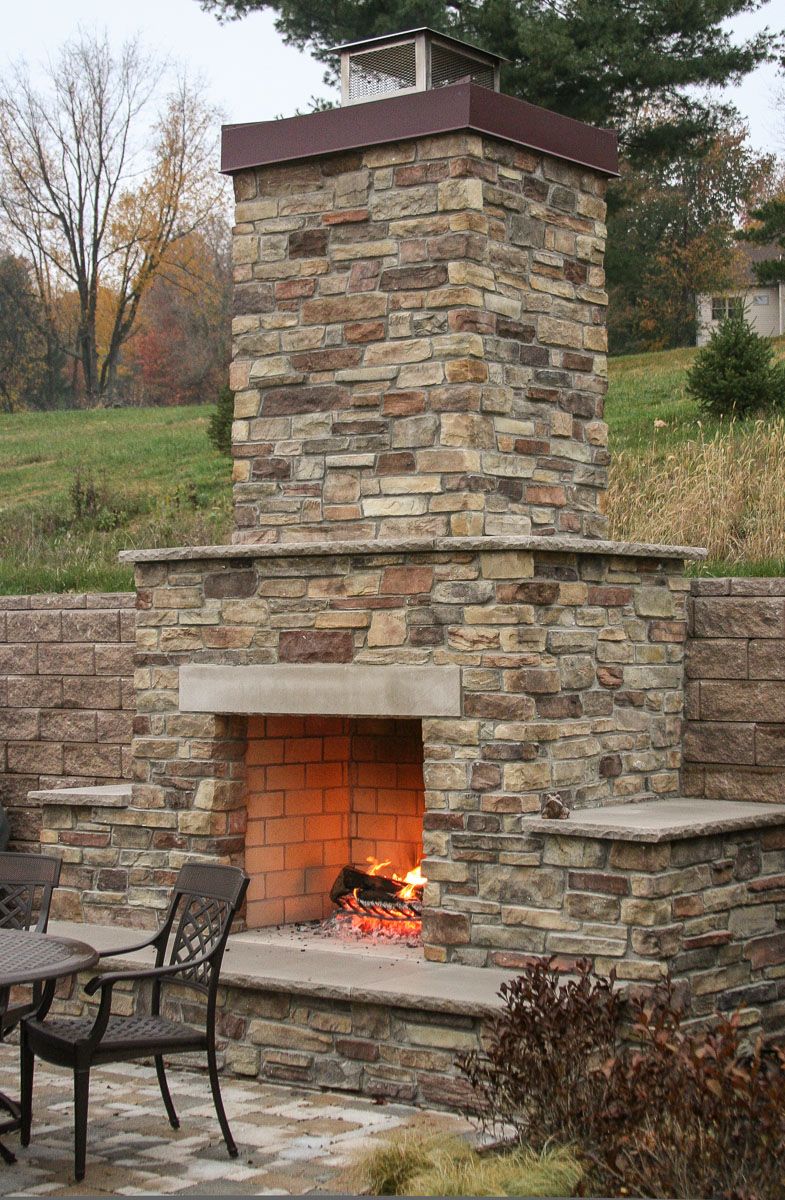 Ceramic Outdoor Fireplace Unique F&m Supply Eldorado Stone Gallery