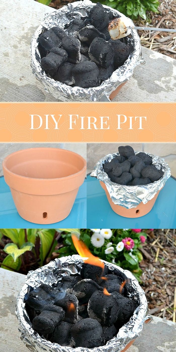 Charcoal Fireplace Awesome Diy Tabletop Terra Cotta Fire Pit