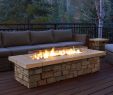 Charmglow Gas Fireplace Beautiful Sedona 66 In X 19 In Rectangle Fiber Concrete Propane Fire Pit In Buff with Natural Gas Conversion Kit