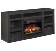 Cheap Electric Fireplace Tv Stand Elegant Fabio Flames Greatlin 64" Tv Stand In Black Walnut