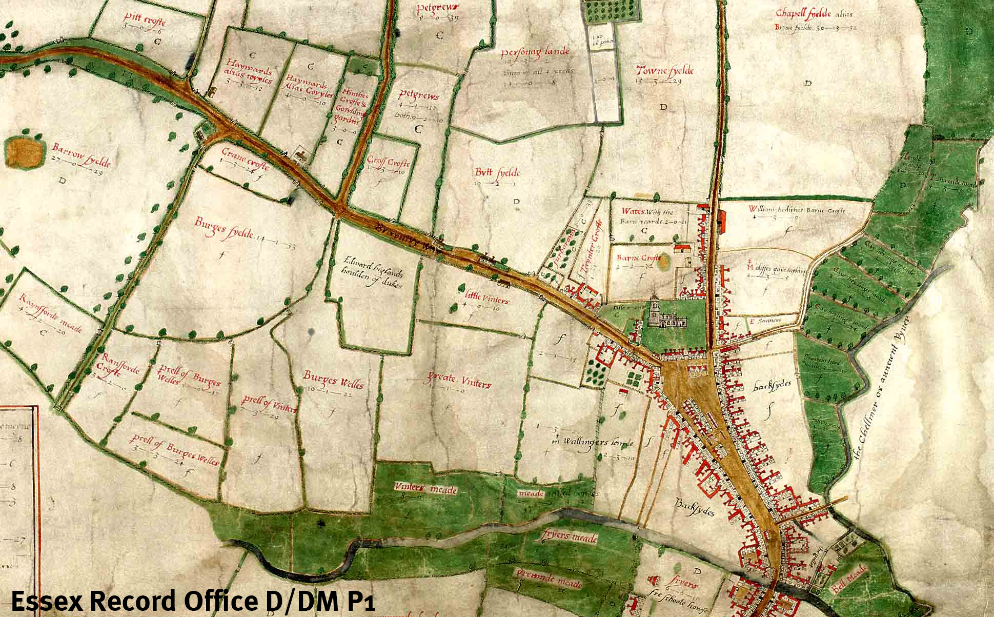 school Walker map Chelmsford watermarked