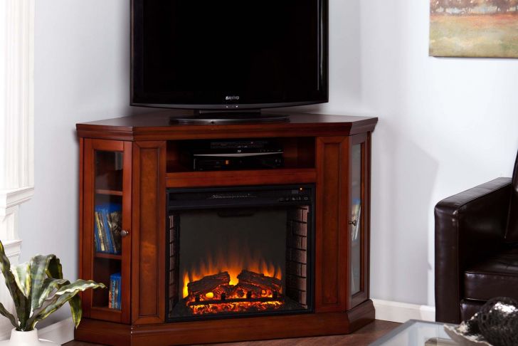 Cherry Wood Electric Fireplace Beautiful Elegantly Crafted Rustic Electric Fireplaces