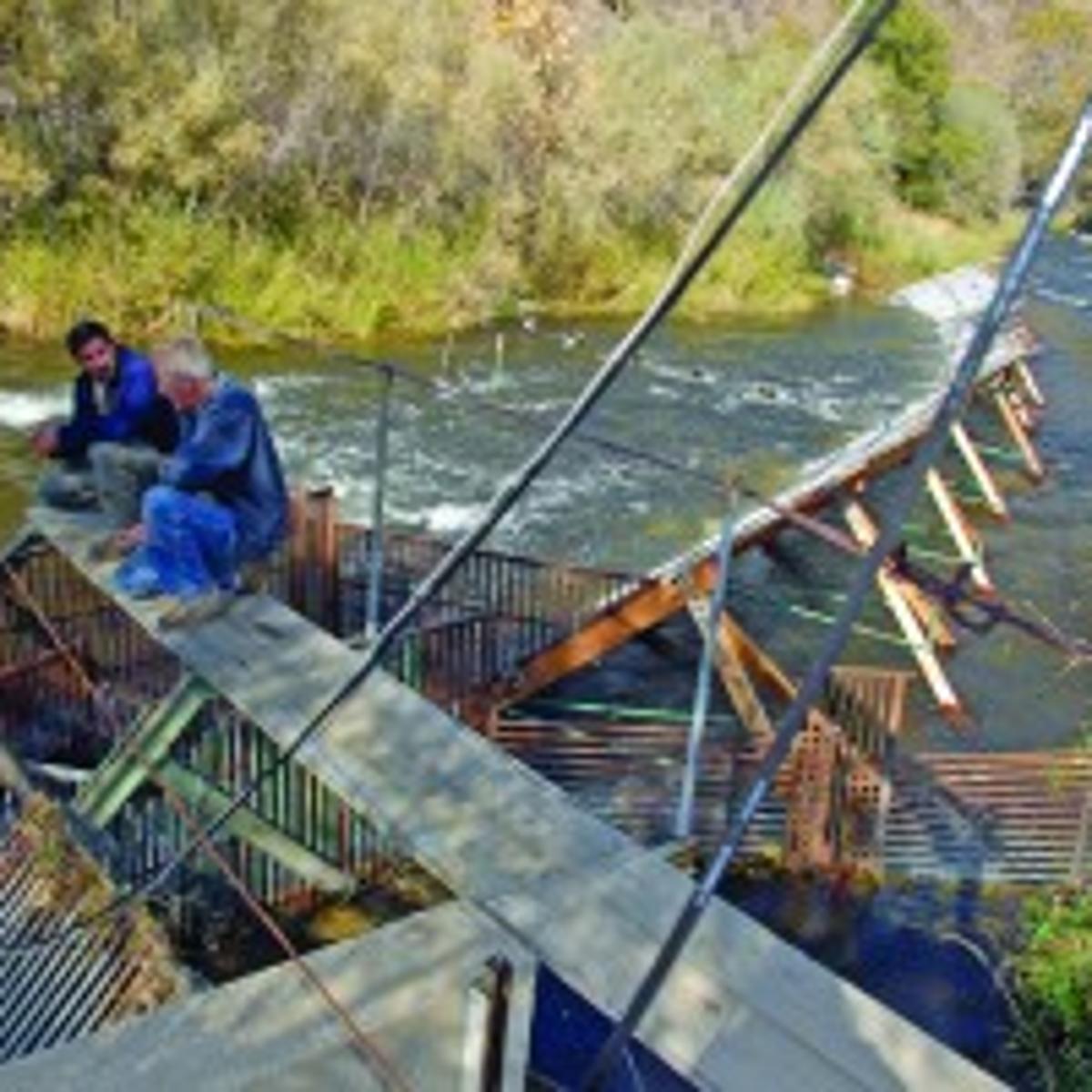 Chesney Fireplace New Klamath River Mile 189 Counting Salmon On the Shasta