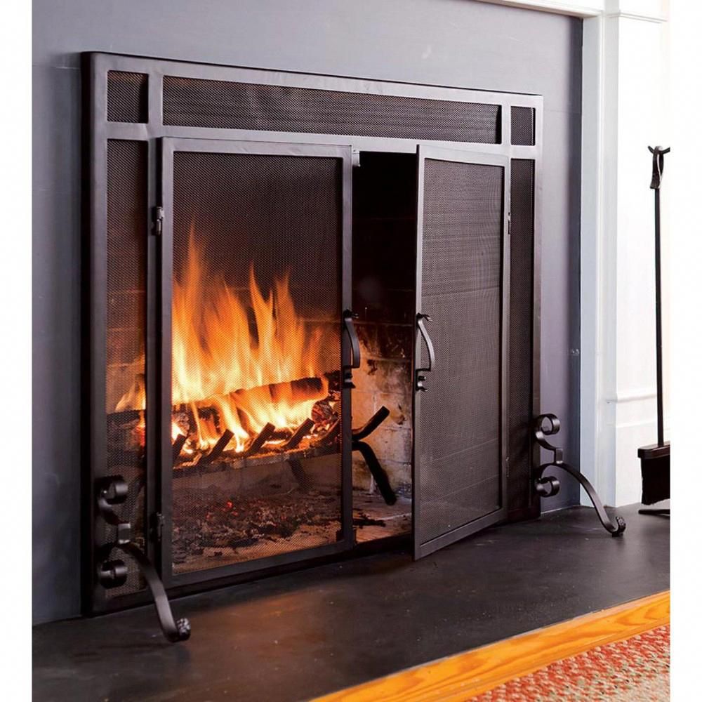 Chevron Fireplace Screen Awesome How to Make A Barn Door Style Fireplace Screen