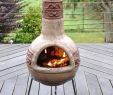 Chiminea Clay Outdoor Fireplace Beautiful Unique Clay Chiminea