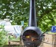 Chiminea Clay Outdoor Fireplace Best Of Black Steel Extra Chiminea with Grill