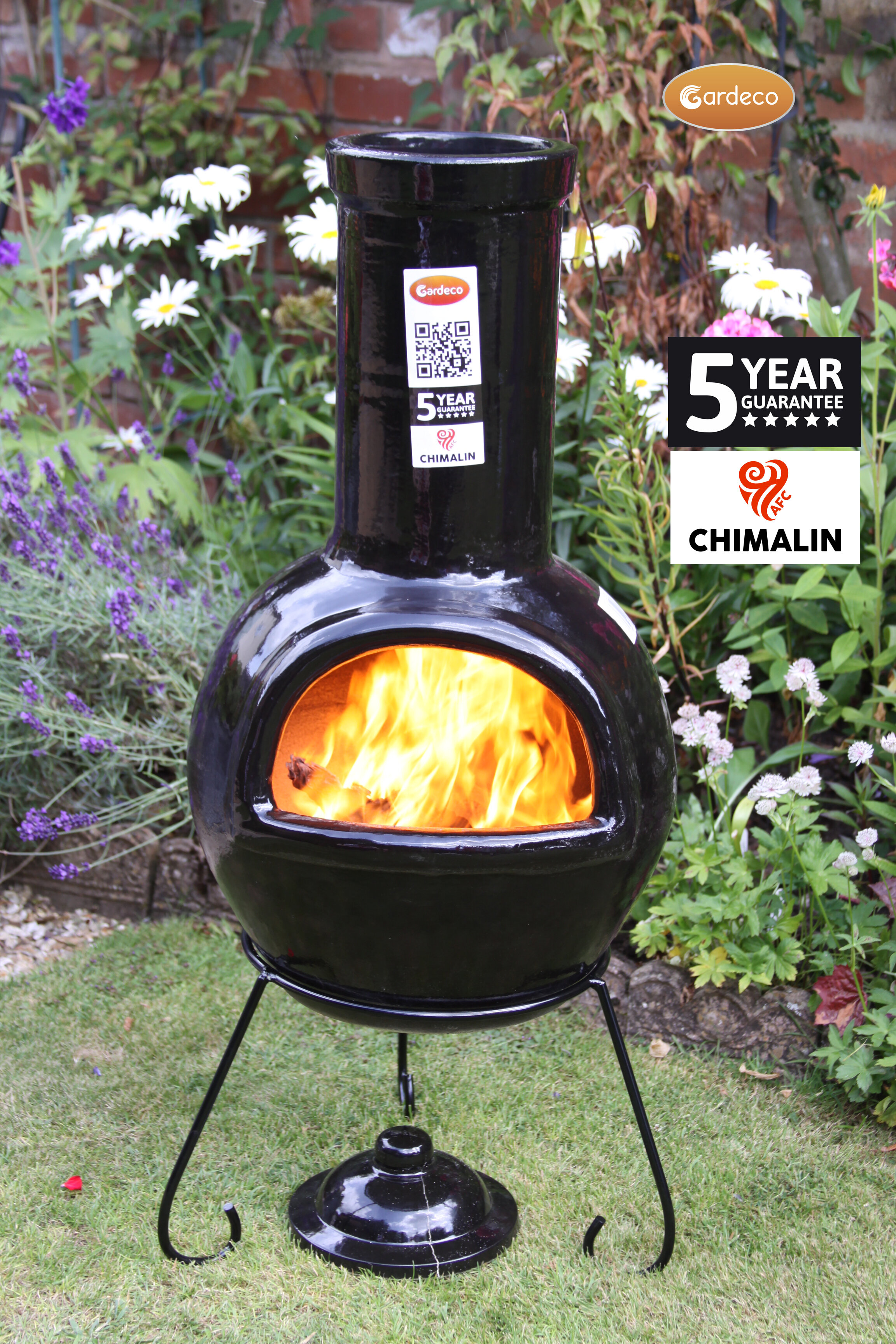 Sempra Clay Wood Burning Chiminea default name