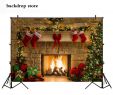 Christmas Fireplace Unique Neoback Holiday Christmas Background Graphy Wood Wall