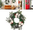 Christmas Garlands for Fireplaces Luxury 2019 Christmas Wreath Christmas Hanging Door Wreath Garland Decor Artificial Flower Xmas ornaments Decor Festive From asite $21 03