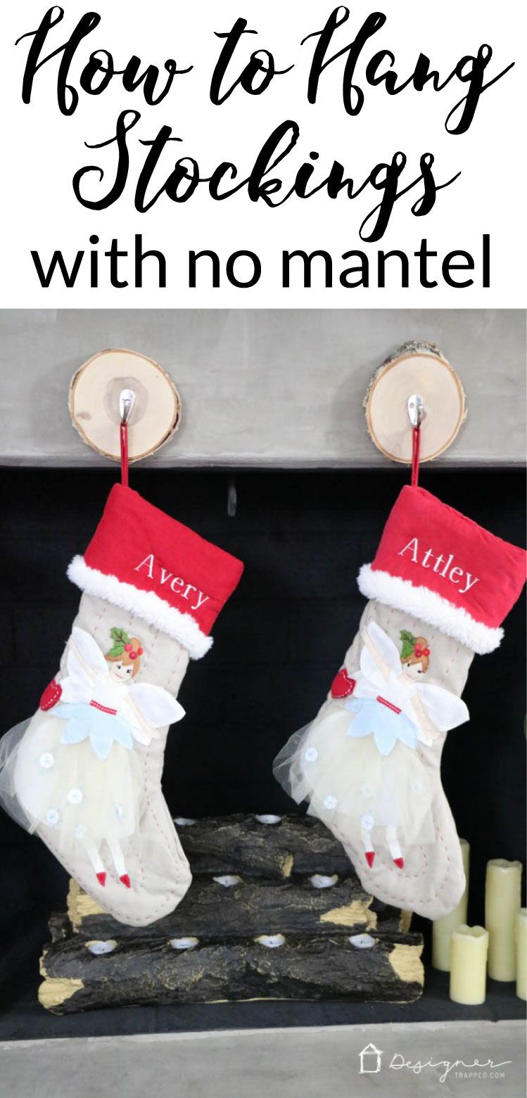 Christmas Stocking Holders for Fireplace Awesome where to Hang Stockings when You Don T Have A Mantel