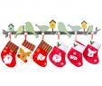 Christmas Stocking Holders for Fireplace Inspirational Cute Christmas Mini Stocking Great Gift Xmas Party Favors