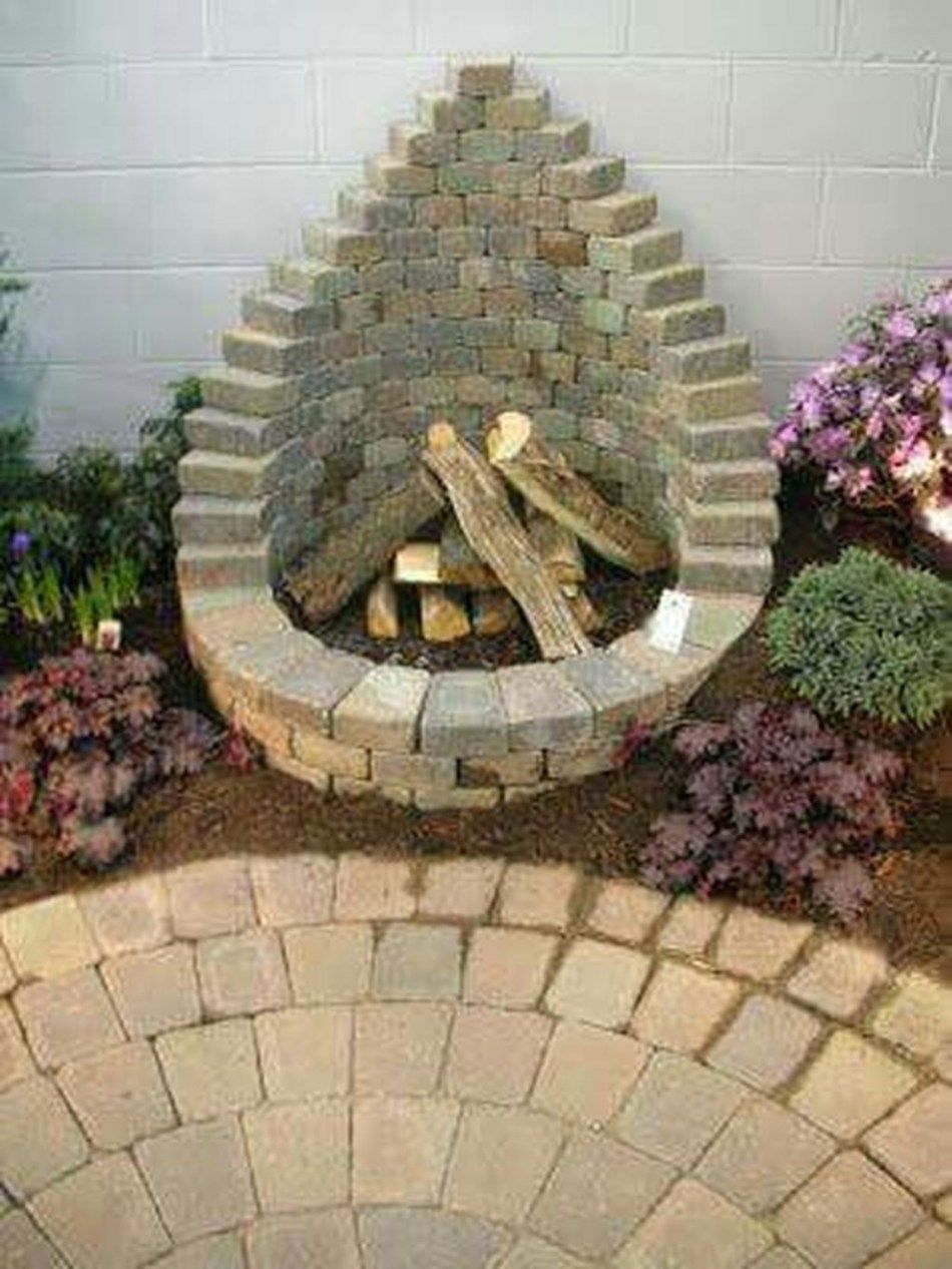 Cinder Block Outdoor Fireplace Unique 63 Creative Cinder Block Backyard Ideas On A Bud