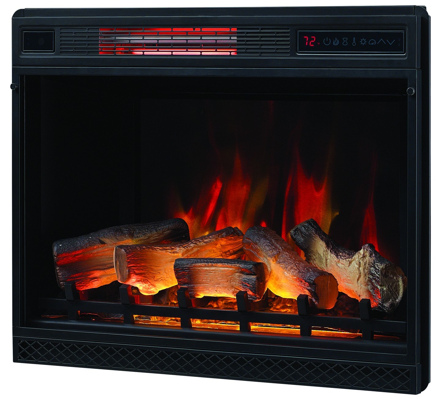 Classic Fireplaces Fresh 28" Led 3d Infrared Insert Classic Flame