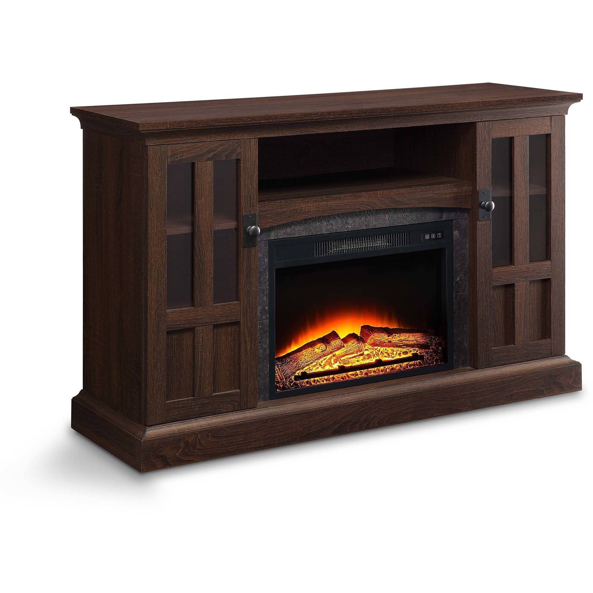Whalen Media Fireplace Console for TVs up to 60" Brown Ash 2d3b215f 54f9 4cb4 88b3 c52f00a5ab71 1 bdbba16f247da8fa21f21ab