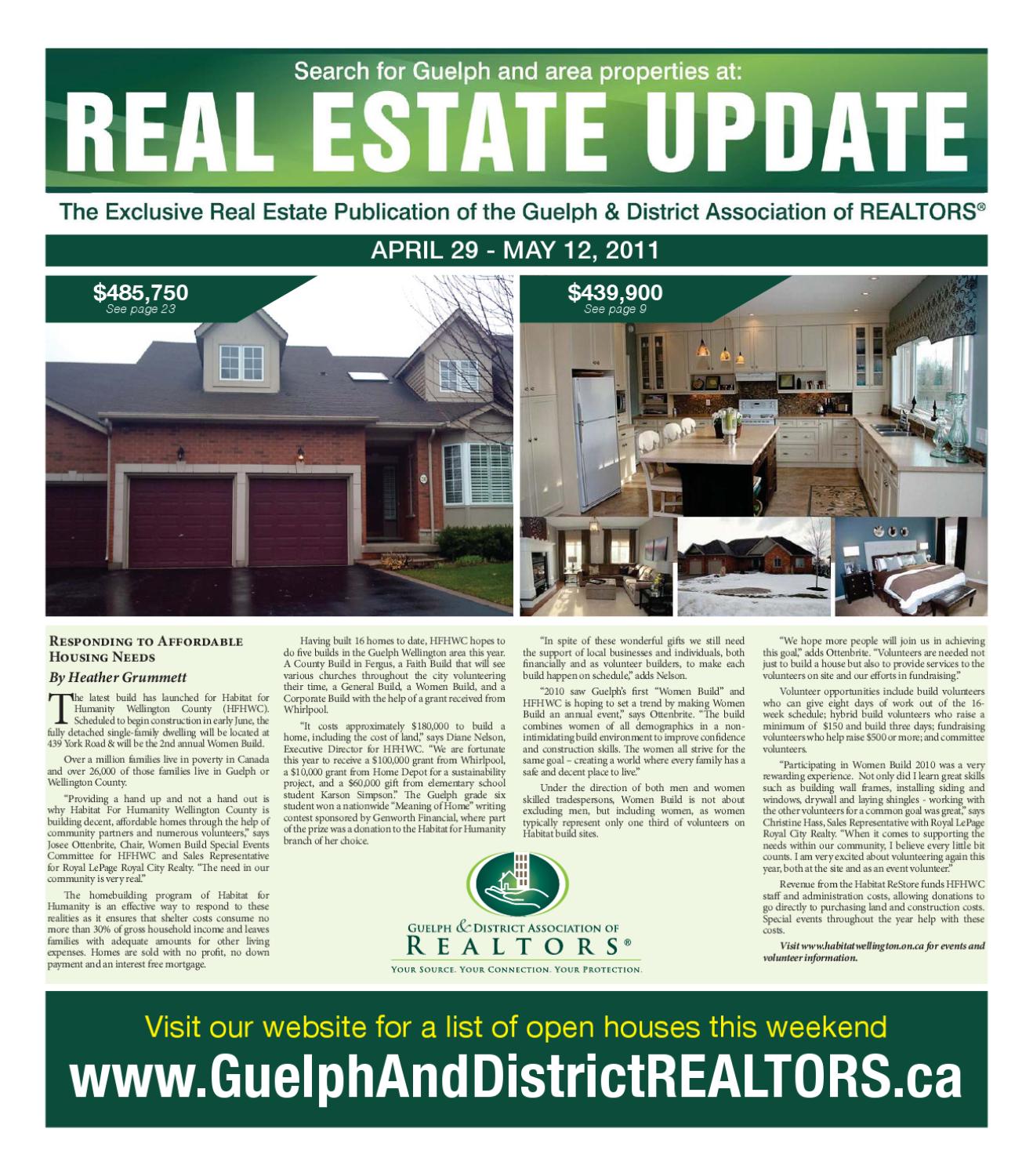 Real Estate Update April 29 2011 May 12 2011 by page 1