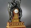 Clock Over Fireplace Fresh Claude Hémon An Empire Figural Clock by Claude Hémon