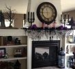 Clock Over Fireplace Inspirational 40 Incredible Halloween Fireplace Mantel Design Ideas