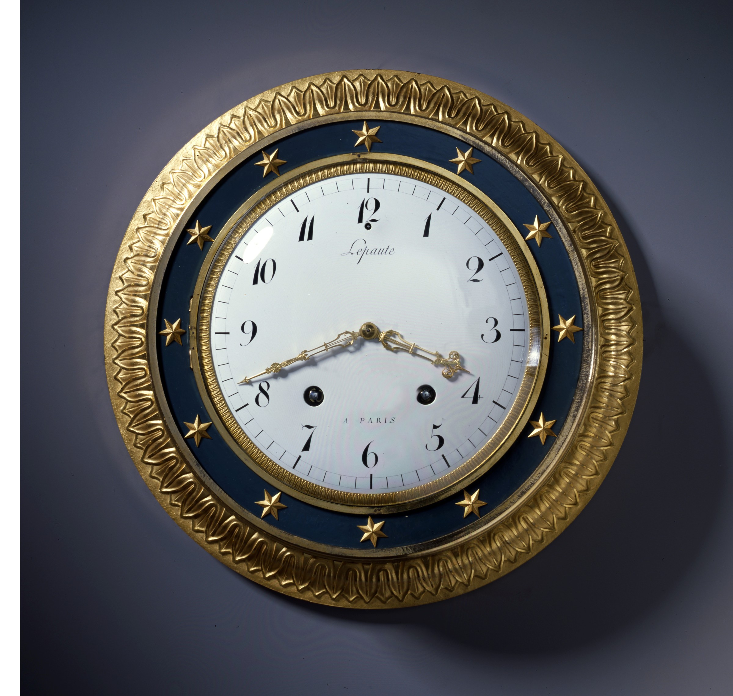 Pierre Basile Lepaute An Empire Oeil de Boeuf cartel clock lepaute oef corr