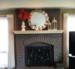 Colors to Paint Brick Fireplace Awesome Painted Fireplace Not White It Looks Good