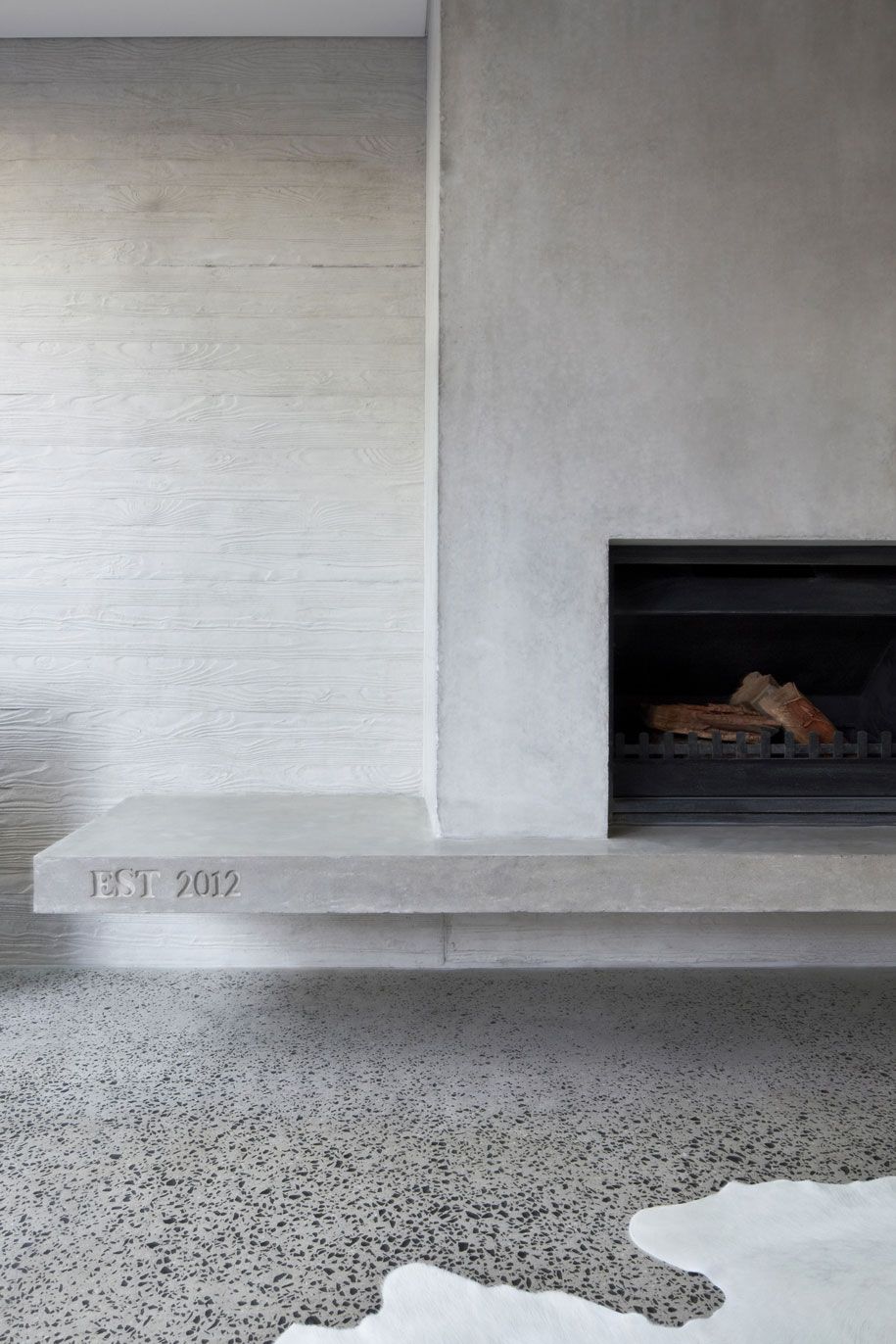 Concrete Fireplace Hearth Best Of Homely Contemporary Nil Maintenance the Modern Family