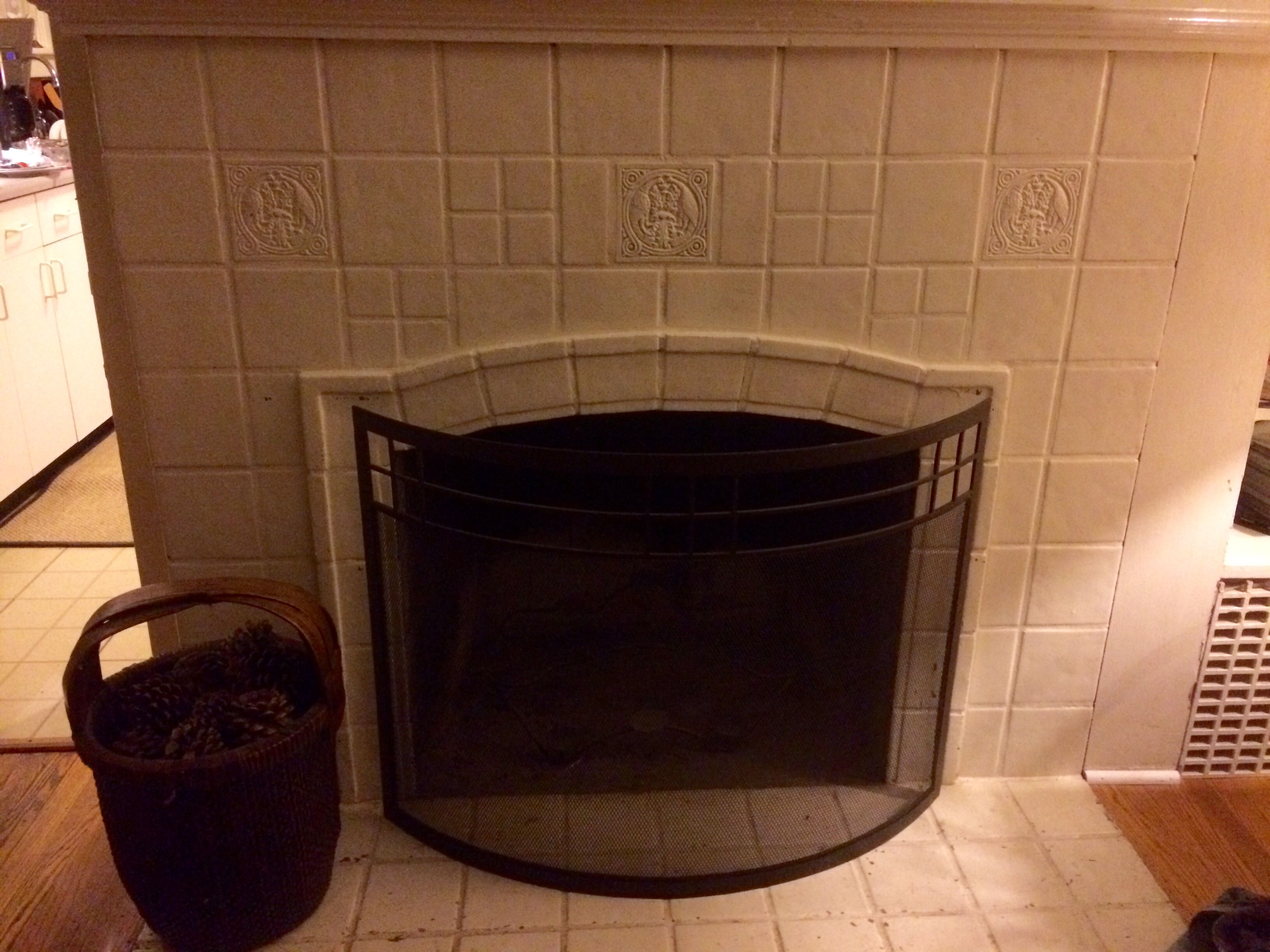 Concrete Tile Fireplace Lovely Hamilton Tile Fireplace Surround C 1928 In the Seattle Wa