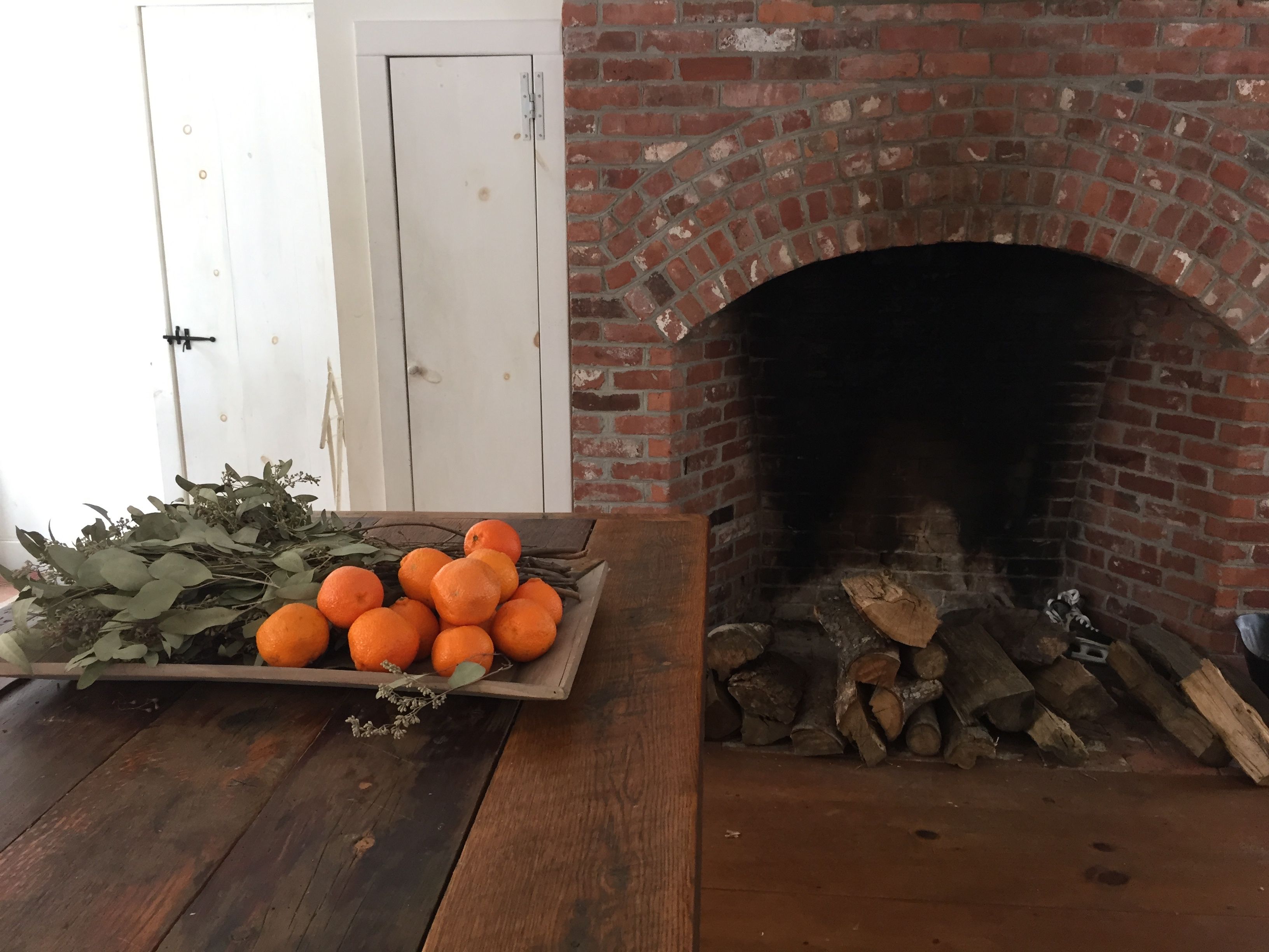 Condor Fireplace Elegant Ffireplace Of Old Brick with Old Wood Work Table Texture