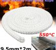 Congo Fireplace Unique Wood Stove Door Gasket Round Fiberglass Rope Seal High Density Fibreglass Strips Rope 9 5mmx2m