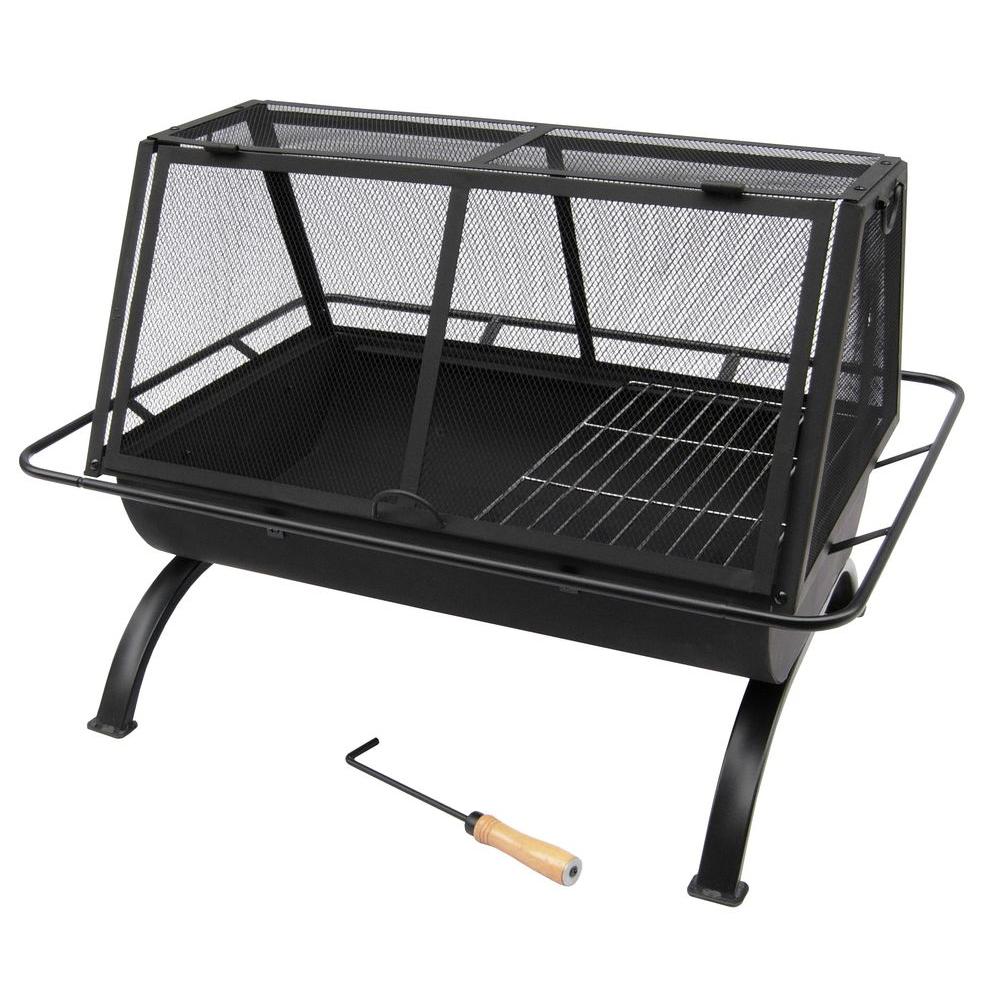 Northwoods 35 in Wood Burning Outdoor Fireplace landmann outdoor fireplaces 64 1000