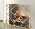 Contemporary Fireplace Screens Fresh Lexington Single Panel Fireplace Screen In 2019