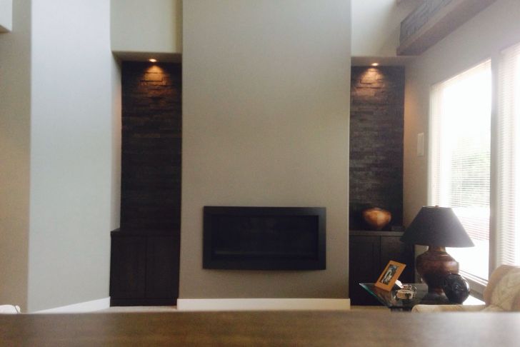 Contemporary Fireplace Screens Luxury Modern Fireplace Linear Fireplace Black Rock Tall
